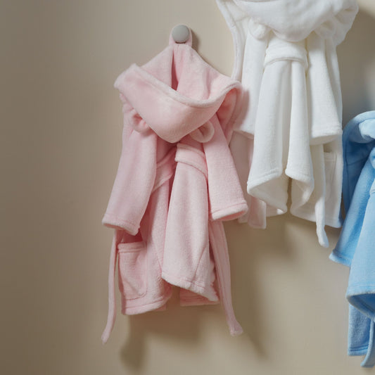 Bambino Babys First Dressing Gown - Pink 3-6 Months