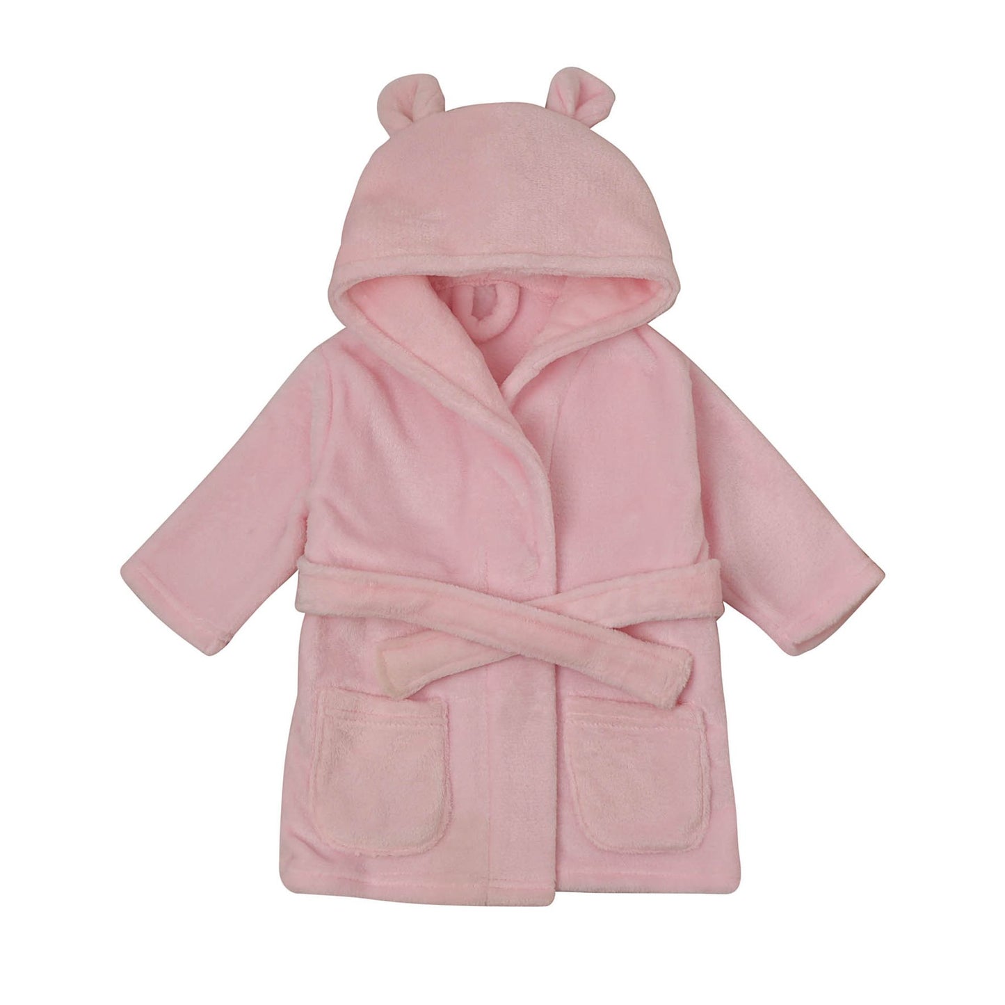 Bambino Babys First Dressing Gown - Pink 3-6 Months