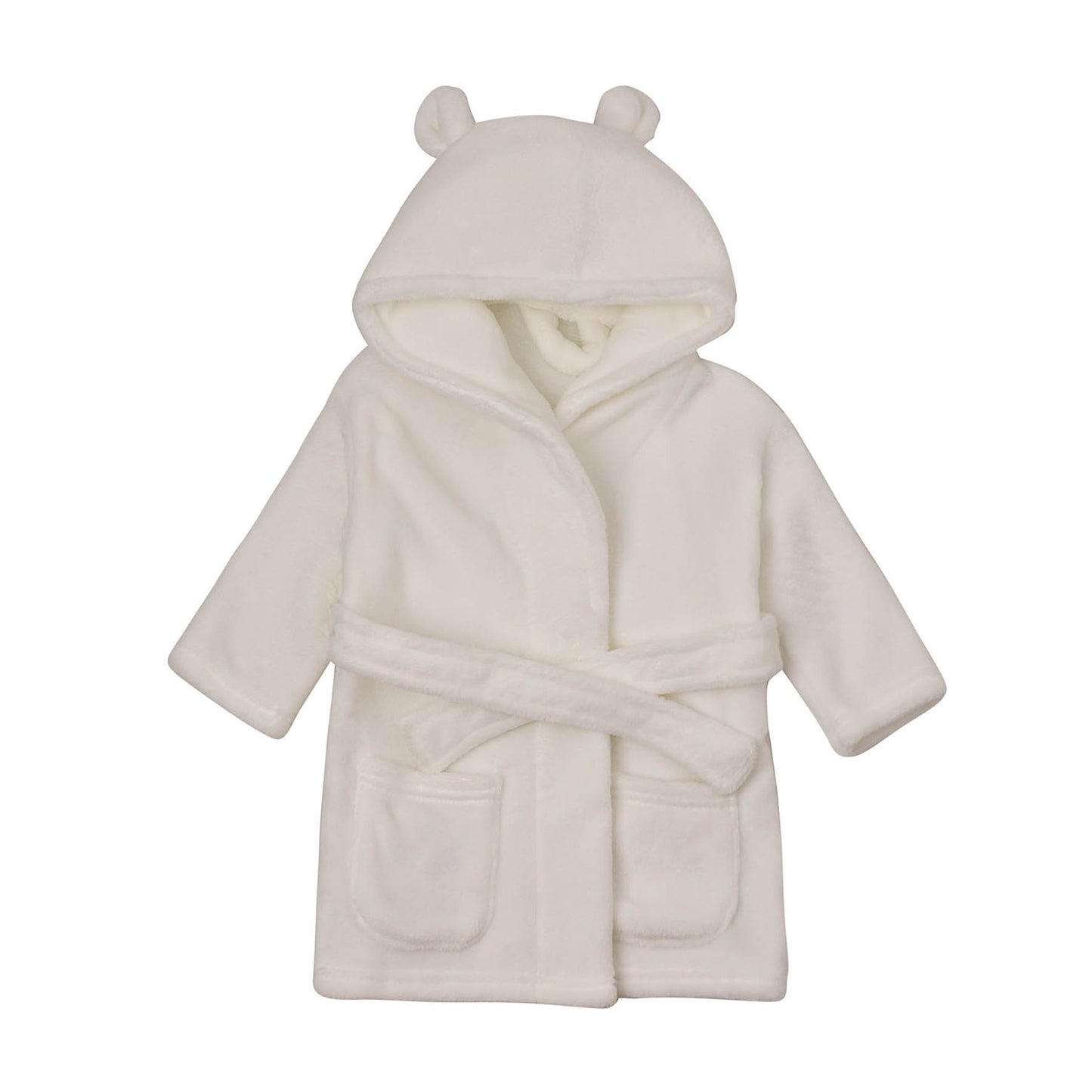 Bambino Babys First Dressing Gown - White 3-6 Months